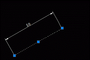 在CAD中怎么使一条直线伸长或缩短一定的长度