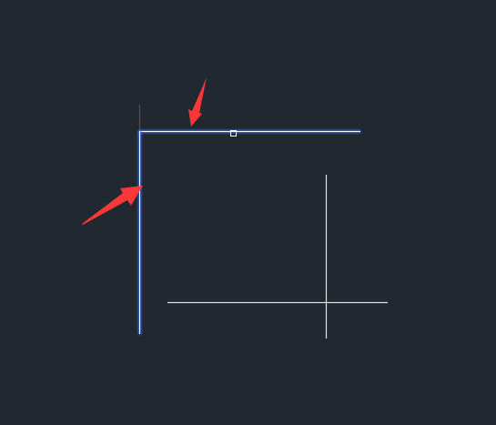 如何用CAD快速把四条不相交的线合成矩形？