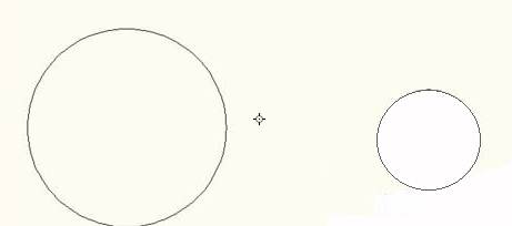 cad怎么绘制两个圆形的公切线