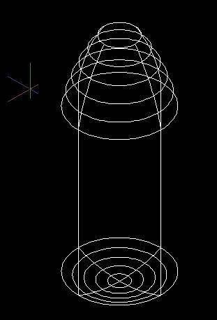 CAD怎样将旋转面域与三维结合设计图形